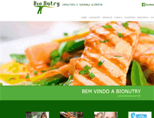 Tablet Screenshot of bionutry.com.br